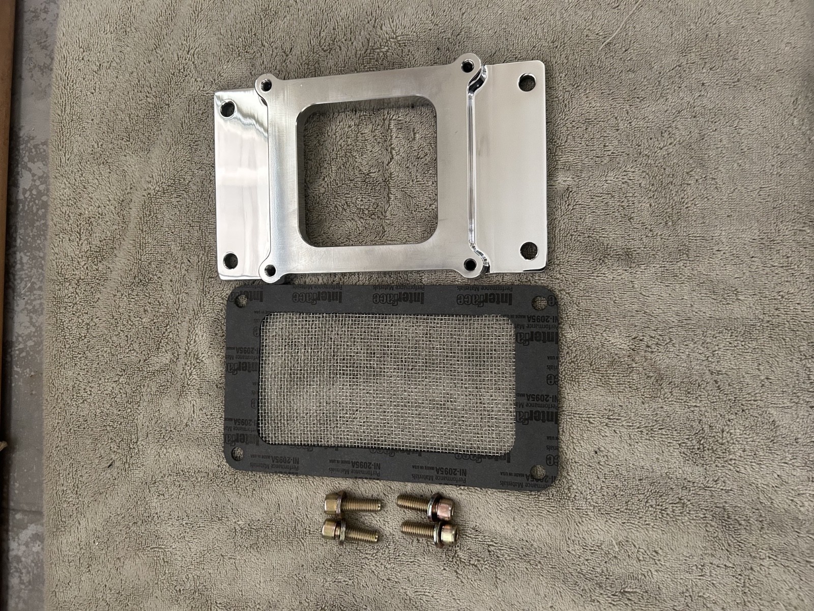 Mooneyham Blowers 471 CARB ADAPTER KIT holley hot rod drag 4-71 Billet