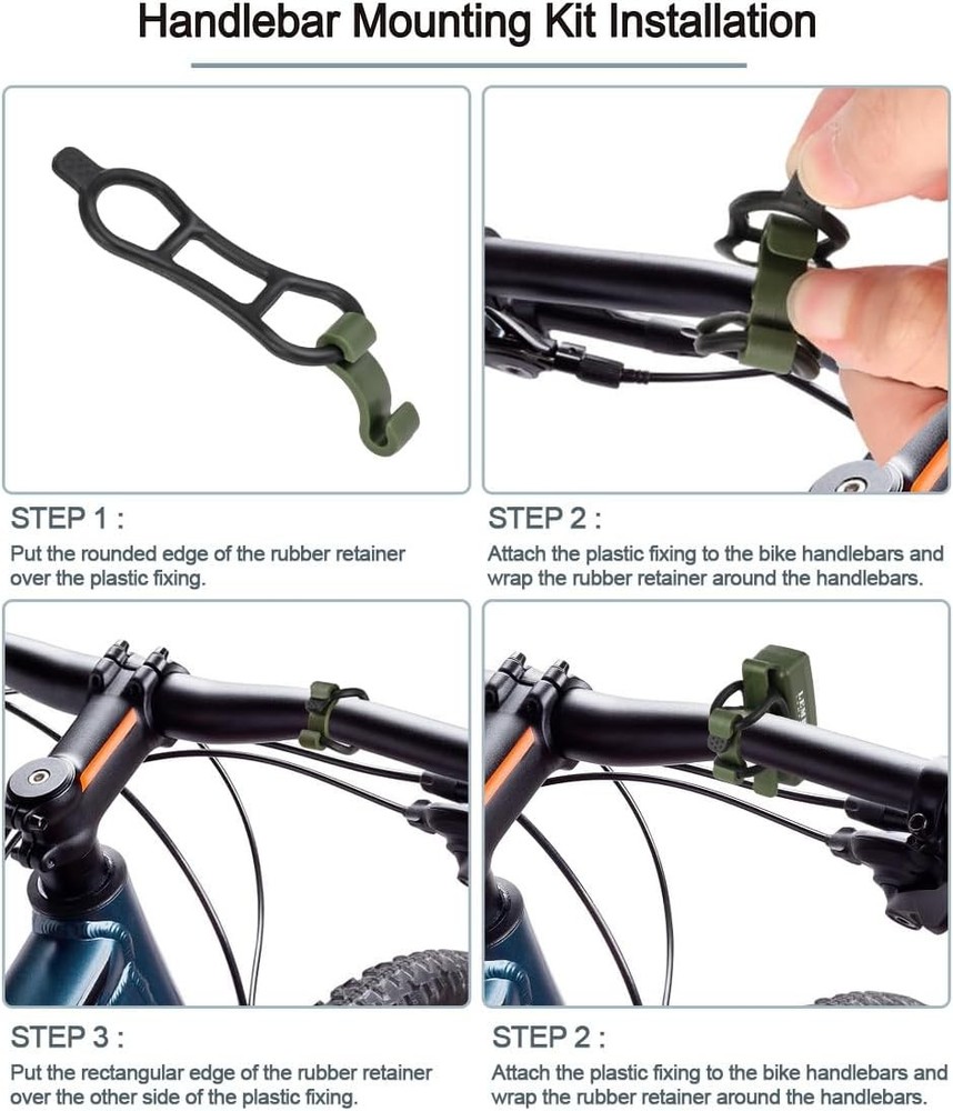 Small Rechargeable EDC Flashlight, Clip on Running Lights Mini, Black-1 PACK