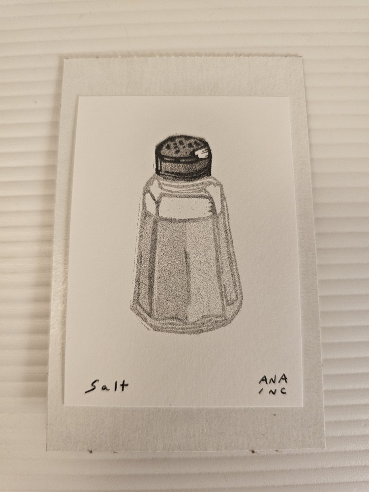 Salt - Ana Inciardi Mini Print
