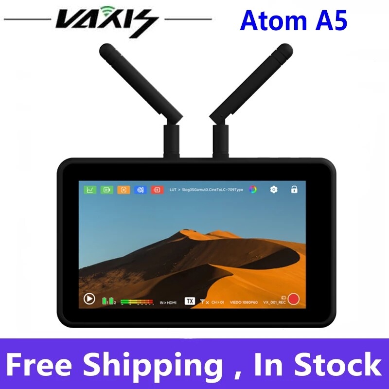VAXIS Atom A5 5.5" Wireless Monitor Integrated Image Video Transimission System