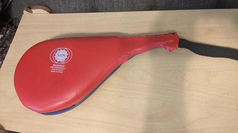Sun Double Clapper Target Martial Arts Taekowndo Training Paddle