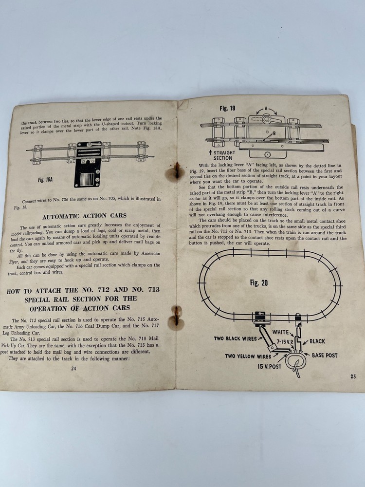 1947 American Flyer Instructions, Suggestions & Helpful Hints Booklet