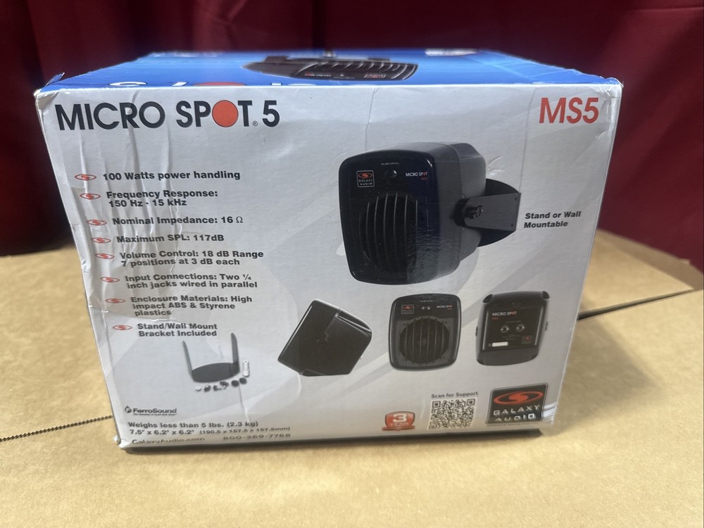 Galaxy Audio MS5 | Micro Spot 5 NEW