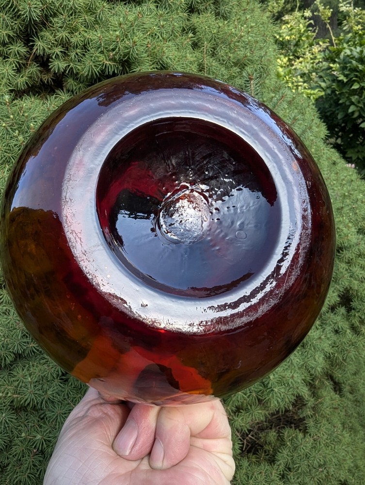 Hand Made Amberina Pitcher