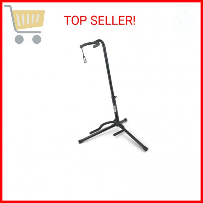 OnStage XCG4 Black Tripod Guitar Stand, Single