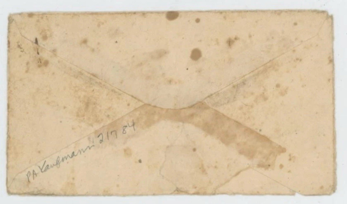 CSA 7 2xCOVER TIED RICHMOND 1862 CDS POP EYE VARIETY EX-KAUFMANN