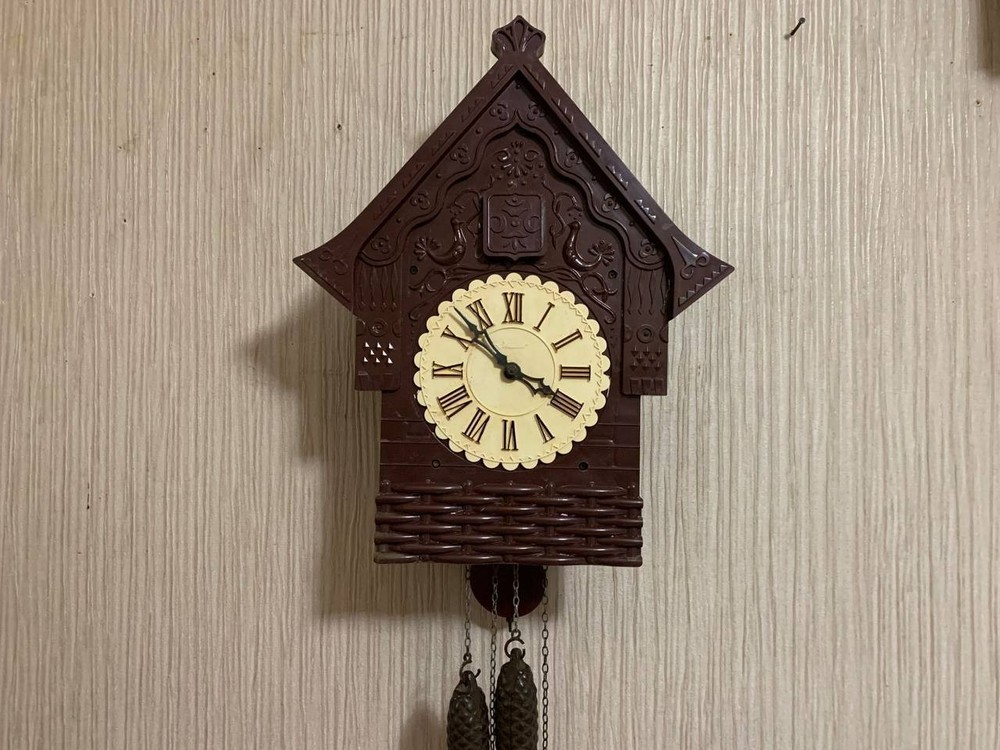 Soviet Vintage Cuckoo clock, USSR clock, Soviet working clock, Working cuckoo
