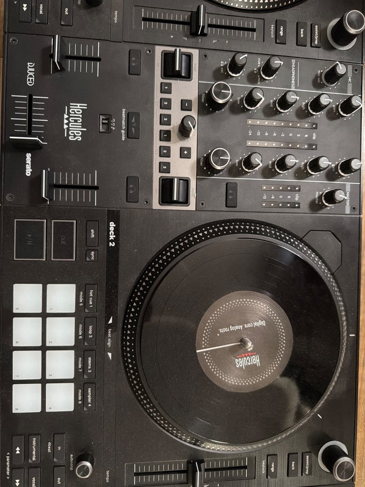 Hercules DJControl Inpulse T7 2-Deck Motorized DJ Controller with Serato Lite