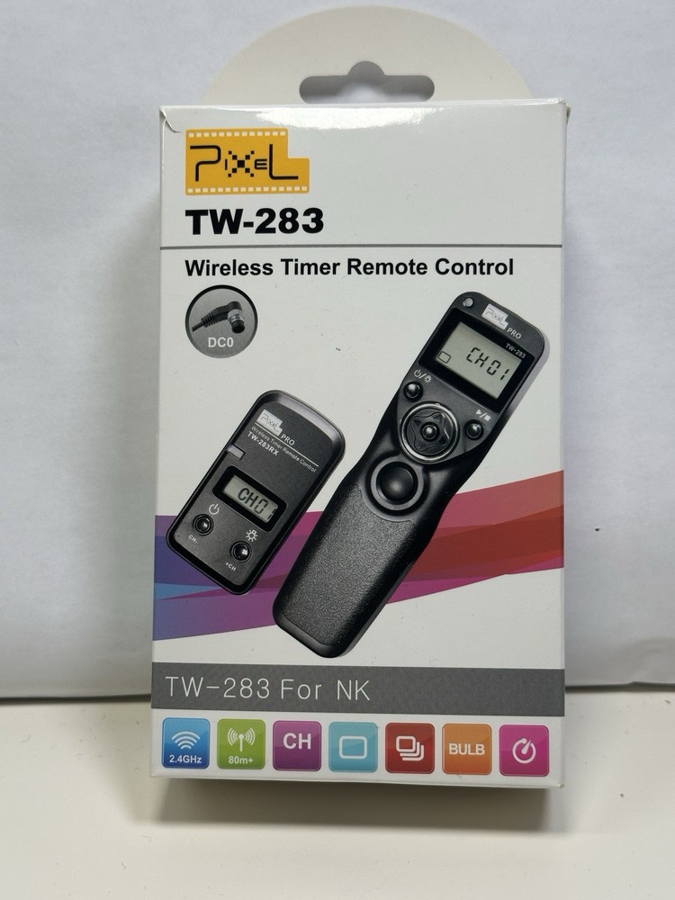 Pixel TW-283 Wireless Timer Remote Control Shutter Release for Nikon