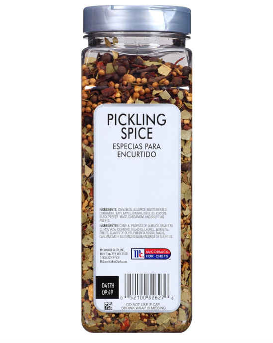 McCormick Culinary Pickling Spice, 12 oz
