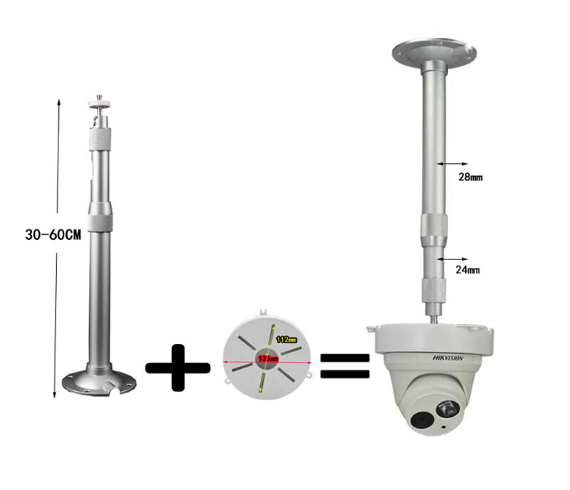Lifting Wall Mount Bracket 30-60cm For PTZ IP Network EZVIZ CCTV Security Camera