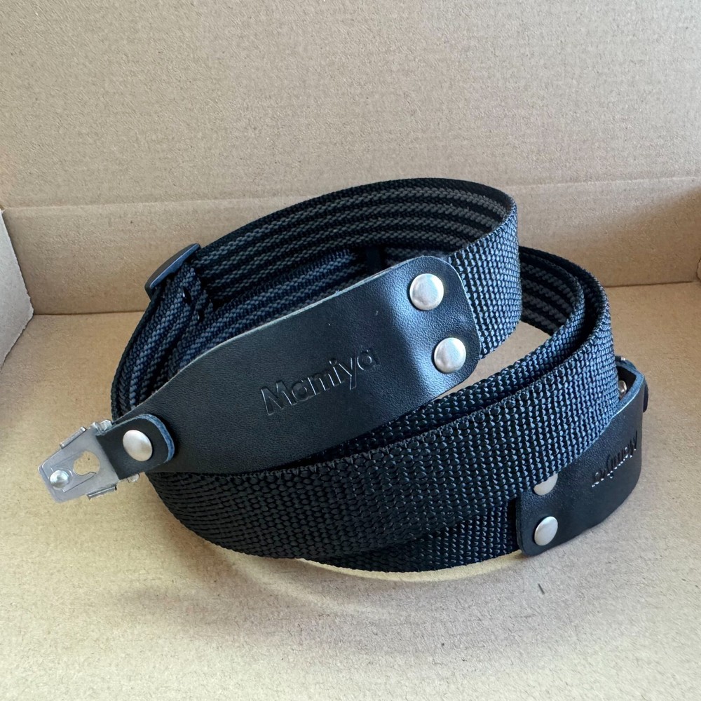 Black Adjustable Nylon Shoulder Strap For Mamiya 645 Pro/Pro TL/Super Camera