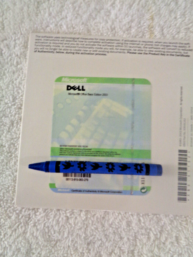 Windows 95 Floppy/CD, Windows 98 Inst. Bk, Windows Office 2003 - Factory Sealed