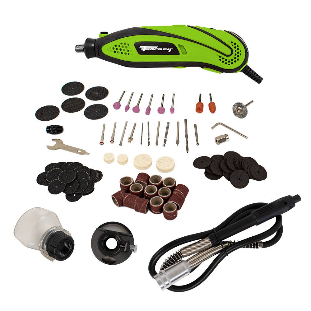 Forney Industries Variable Six-Speed 1.0 Amp Rotary Tool Kit