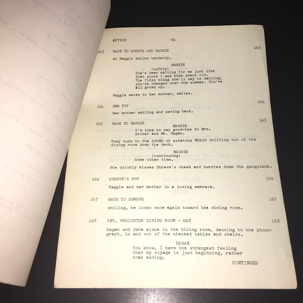 CHRYSLER THEATER (9-1-66) "STORM CROSSING" FINAL REVISED DRAFT wCASTING NOTES!