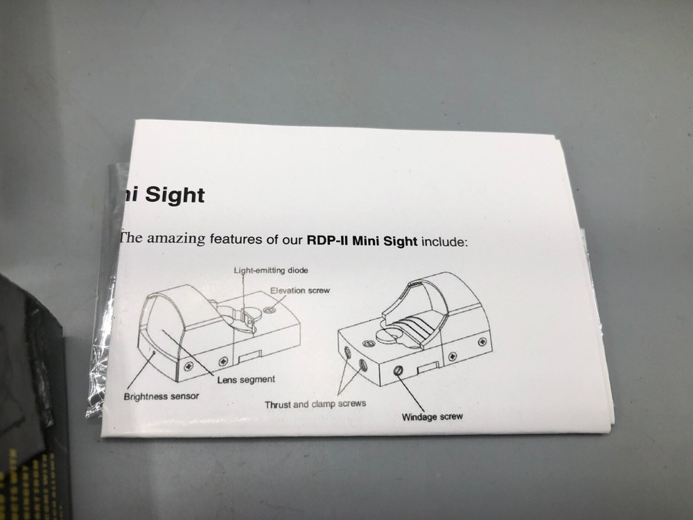 AIM RDP-II Mini Red Dot Sight for Picatinny Rail