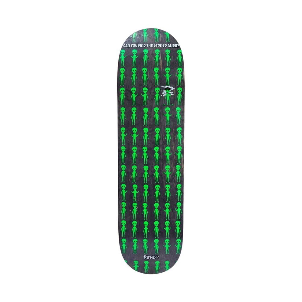 RIPNDIP "Stoned Again" Skateboard Deck (Black) Graphic Skate Board Deck