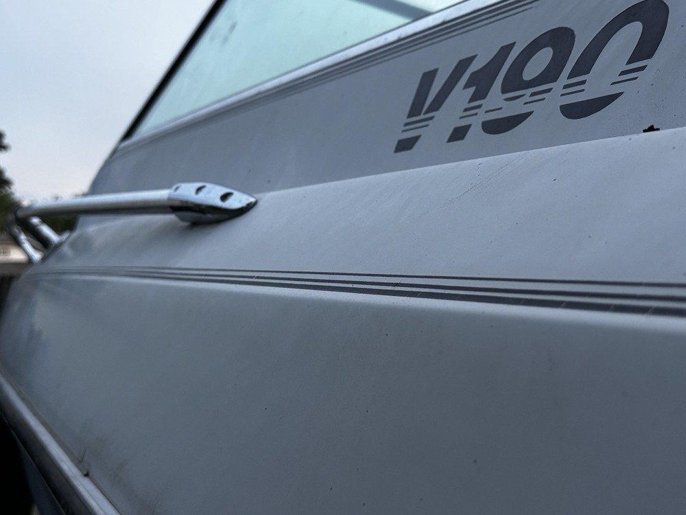 Rinker V190 OEM Bow Rail – Stainless Grab Railing System CLEAN Complete 1987