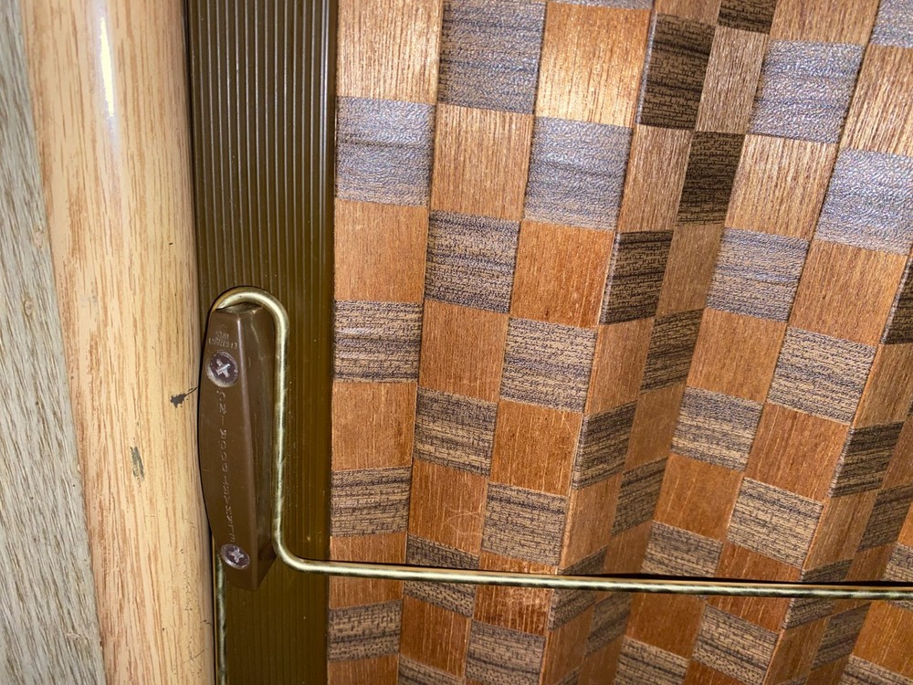 Portable Solid Brass RV Folding Door Lock by thumbsquare