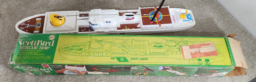 Mattel Vertibird Coast Guard Rescue Ship** Great Working****