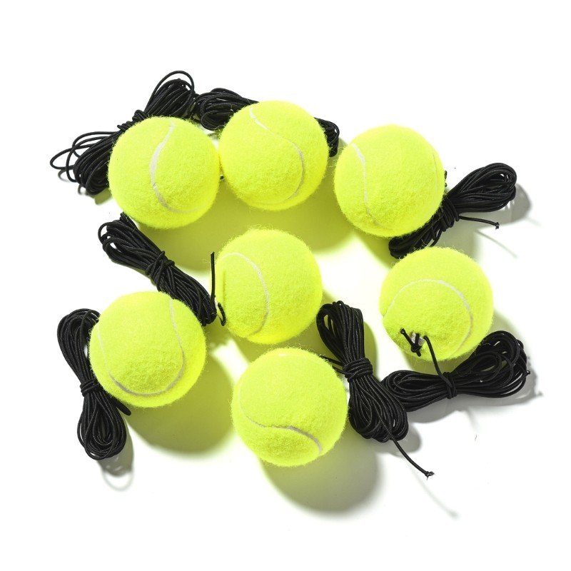 2pcs Tennis Training Ball Rebound Ball with Elastic String for Kid, Beginners