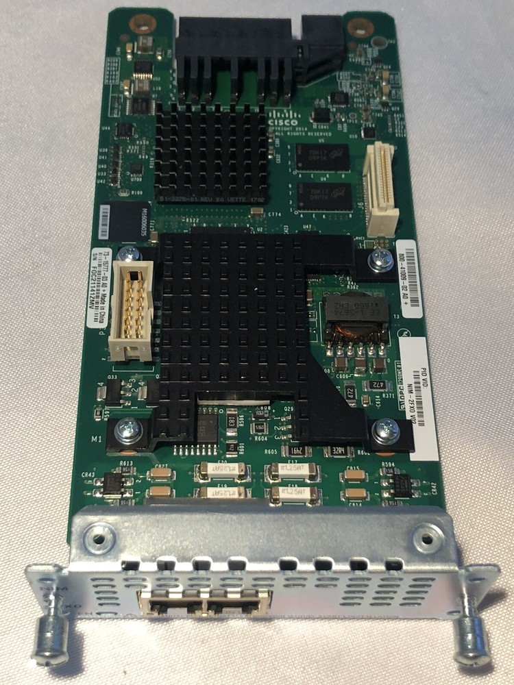 Cisco NIM-2FXO 2-Port FXO Network Interface Module For ISR4431