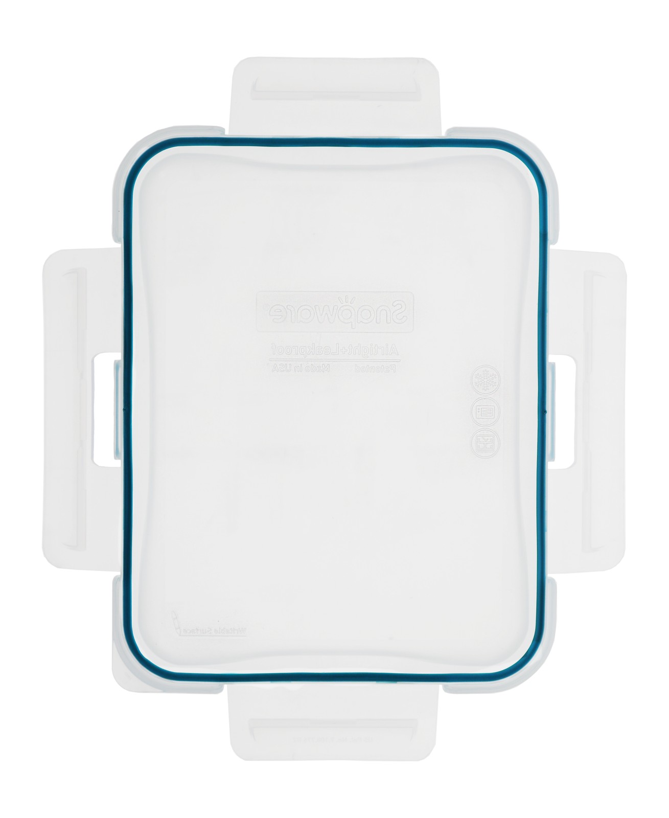 Snapware 7211R 6 Cup Total Solutions Clear Lid W/Juniper Green Gasket (2-Pack)