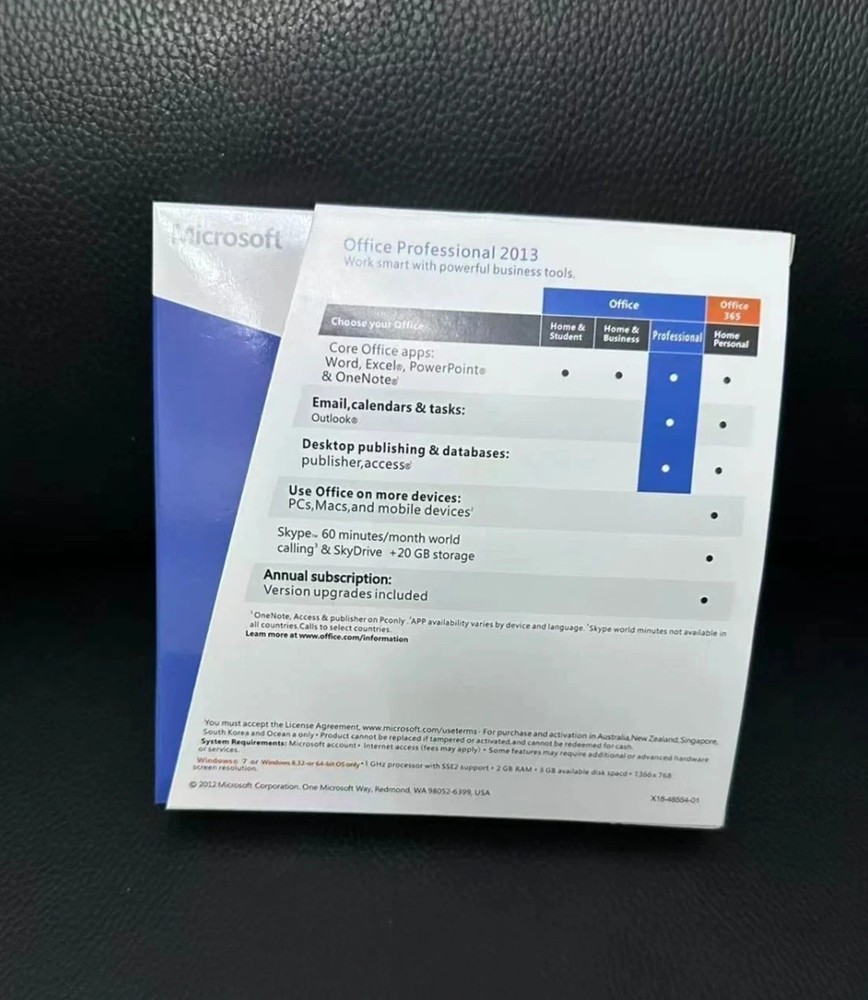 Microsoft Office Professional 2013 FULL Retail VERSION For 2PCs Verified Key New