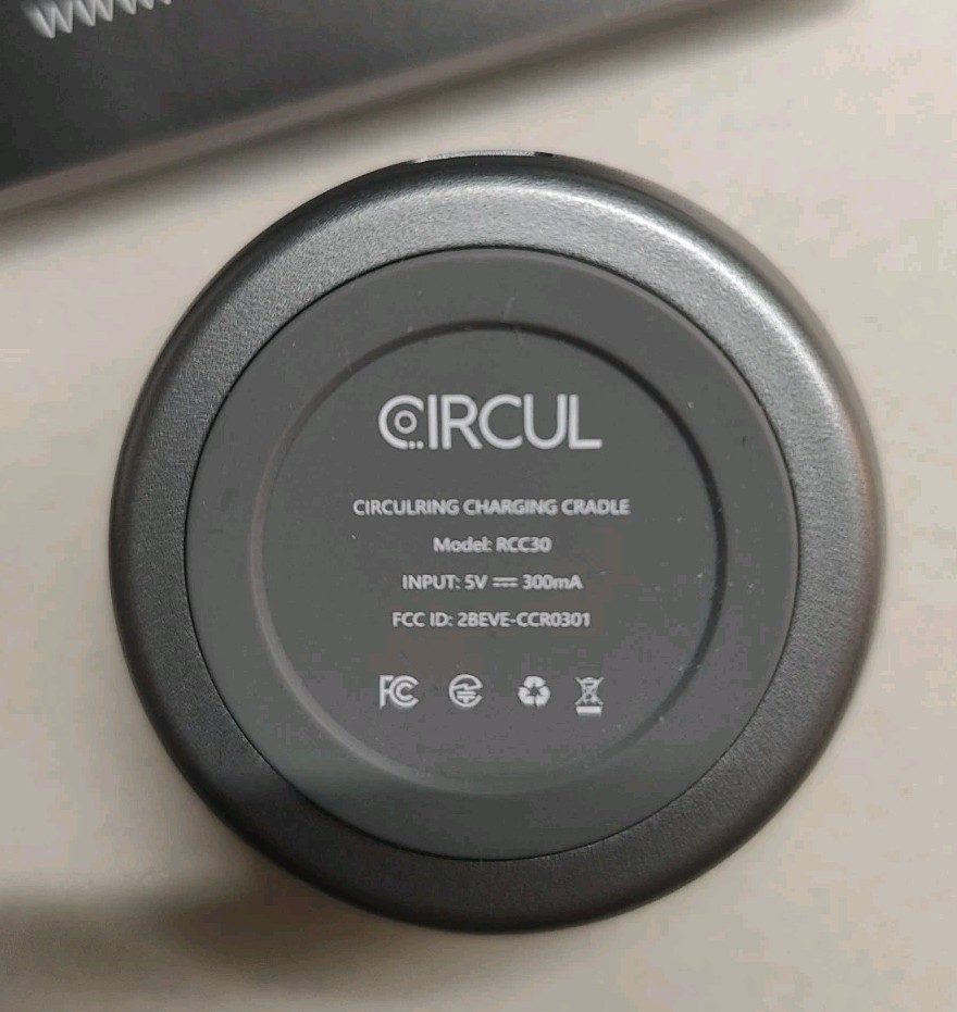 Circul Smart Ring Activity Sleep Blood Pressure Tracking Silver, Medium