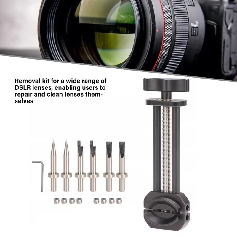 MultiFunction Lens Repair Tool Camera Lens Vise Tool Lens Filter Spanner