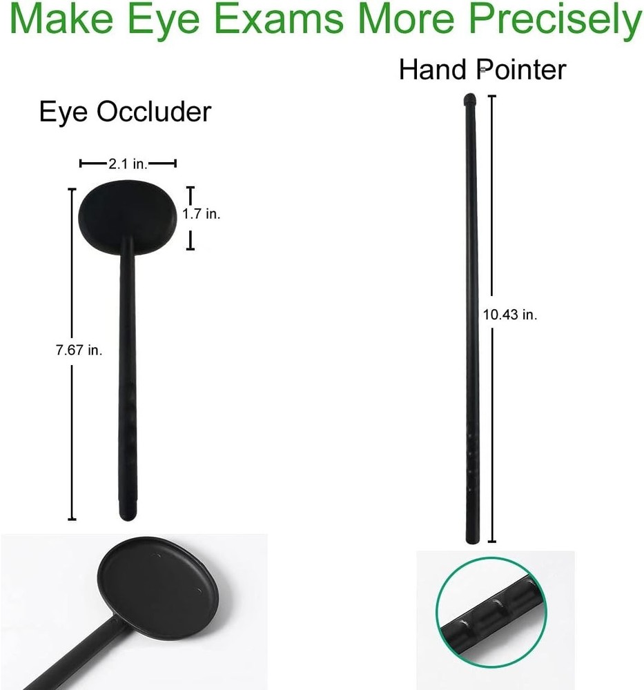 Snellen Eye Chart Wall Decor with Eye Occluder - Gift Idea