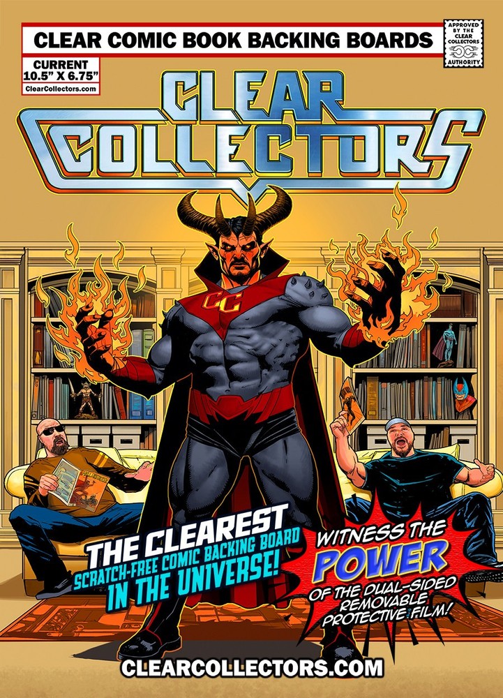Clear Collectors - Clear Comic Backing Boards (20 Pack) - Current/Modern Size