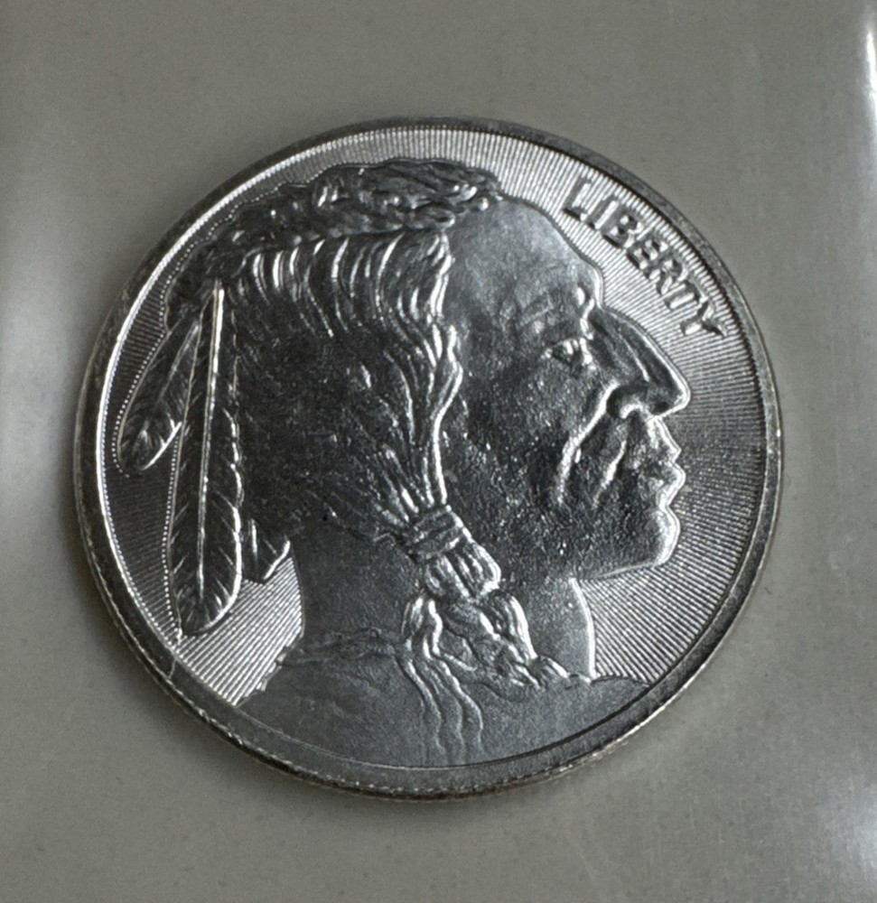 Two Assorted Fine Silver Rounds 99.9% One Ounce Rounds