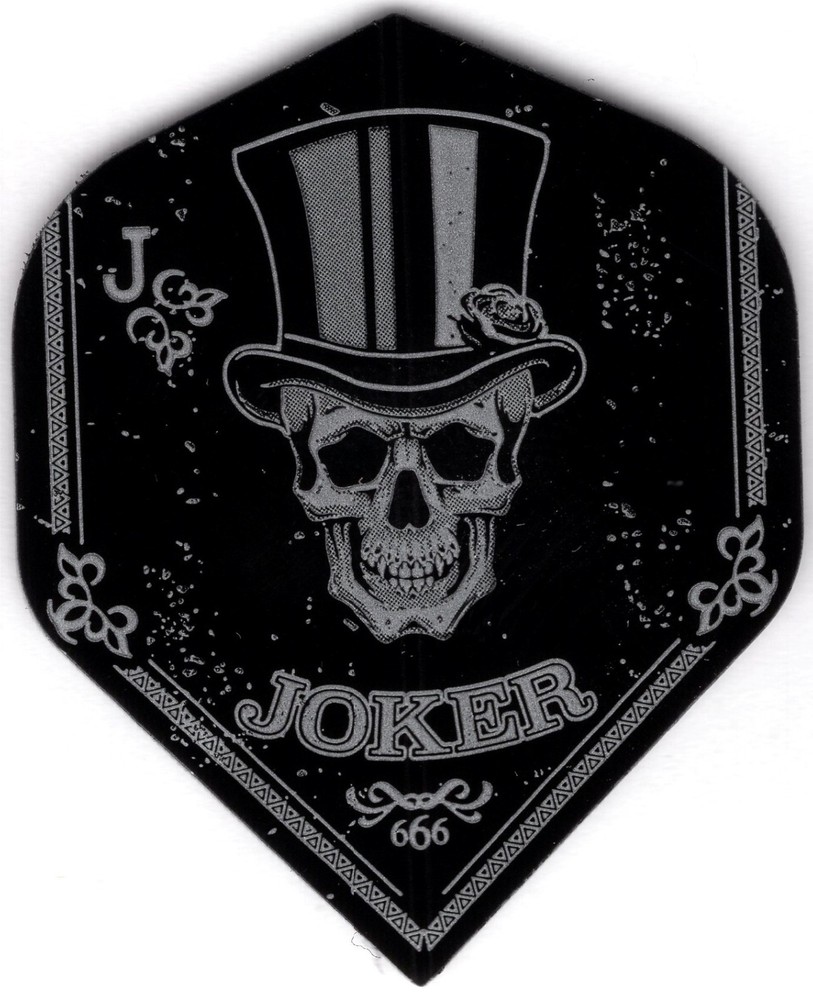 The JOKER Standard Dart Flights: 3 per set