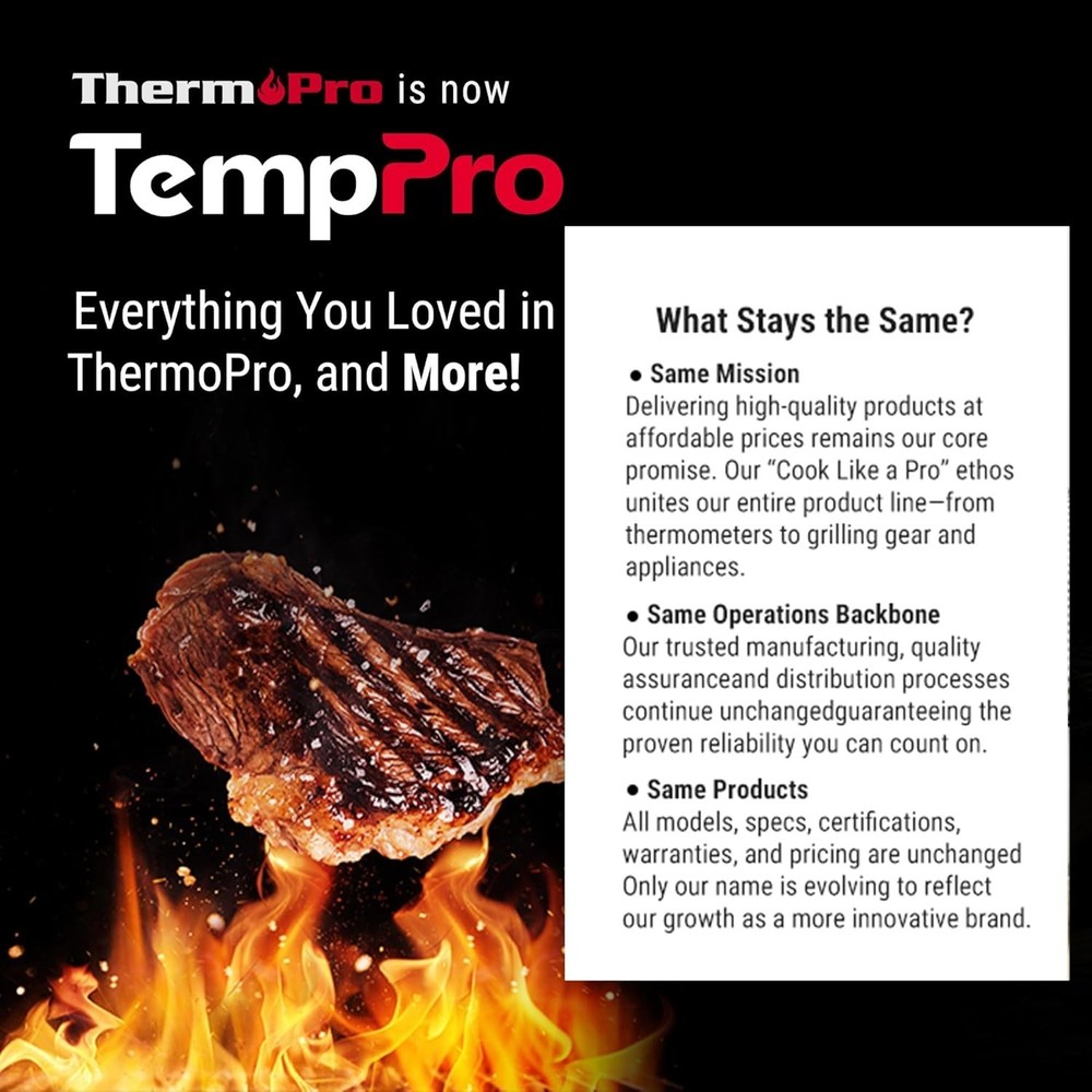 4 Probe Wireless Meat Thermometer – 1000ft LCD Display for Ultimate BBQ Control