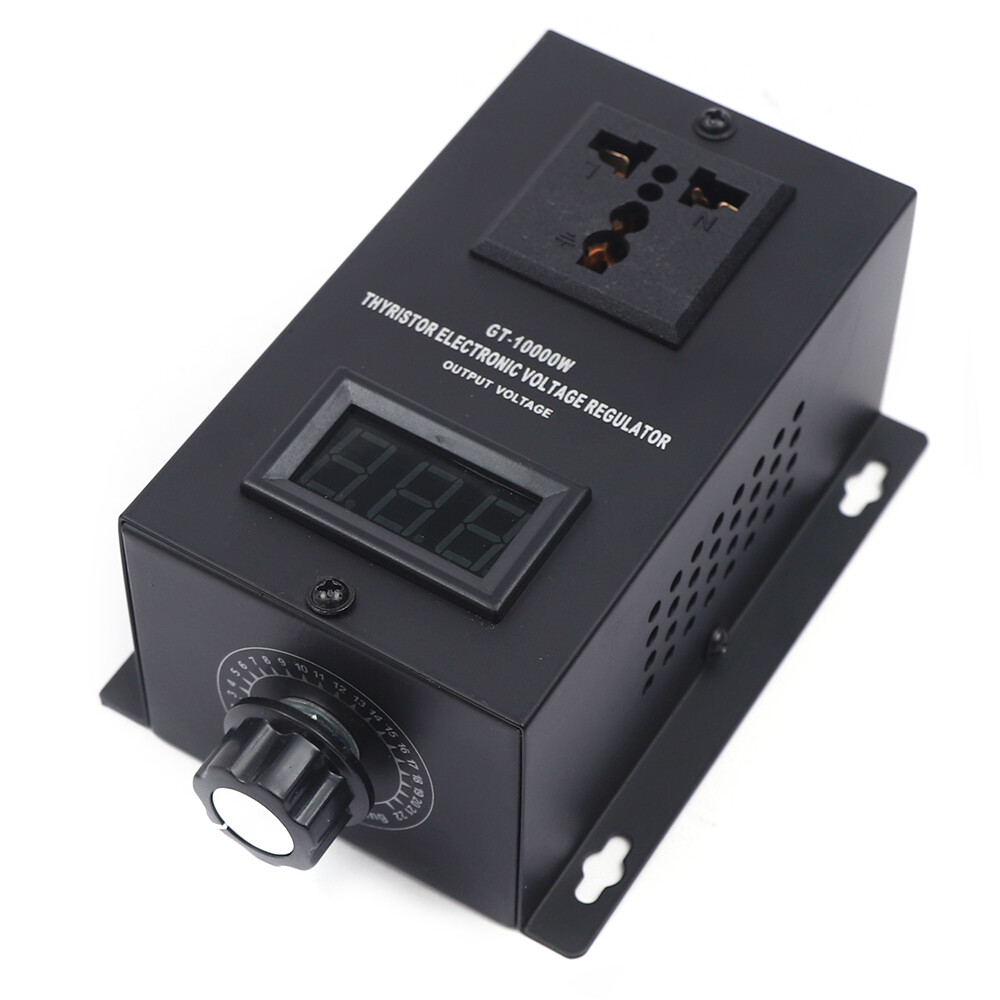 Variable Voltage Regulator Dimmer Motor Speed Controller AC 110V 10000W SCR NEW