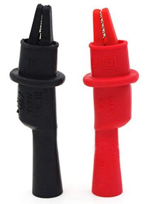 Lightweight Insulated Alligator Clips - Essential for Safe Electrical Testing