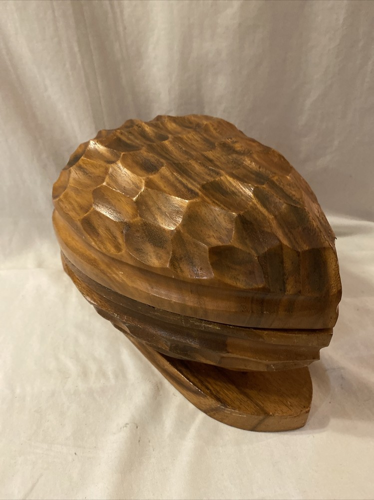 MCM Nut Cracking Caddy Walnut Shaped Bowl