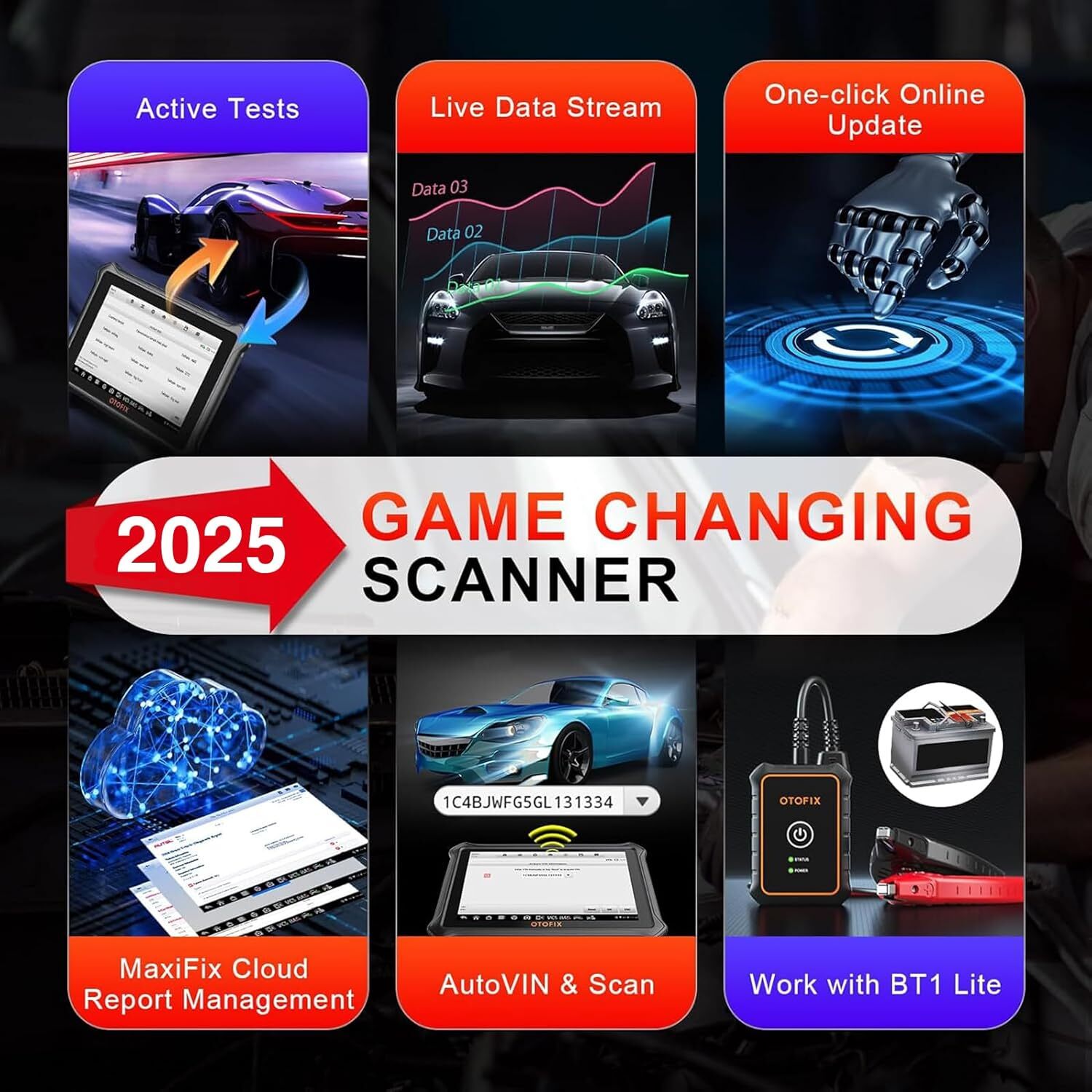 2025 OTOFIX D1 Lite Car Bidirectional Scanner Auto Full System Diagnostic Tool