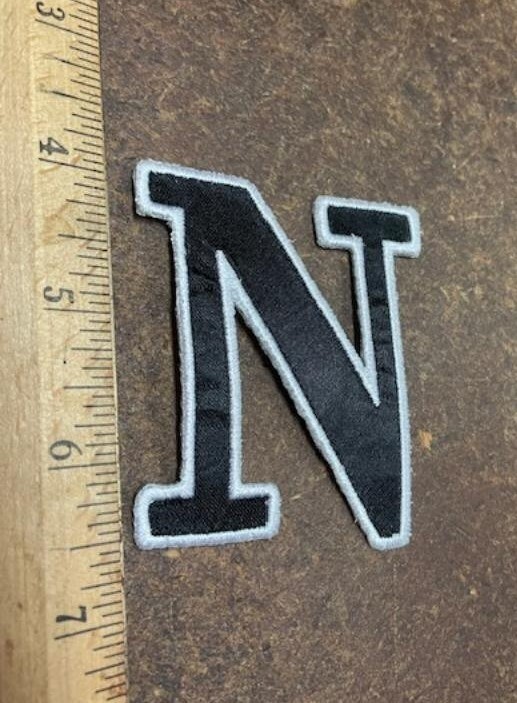 Letter “N” Embroidered Patch (NOS)