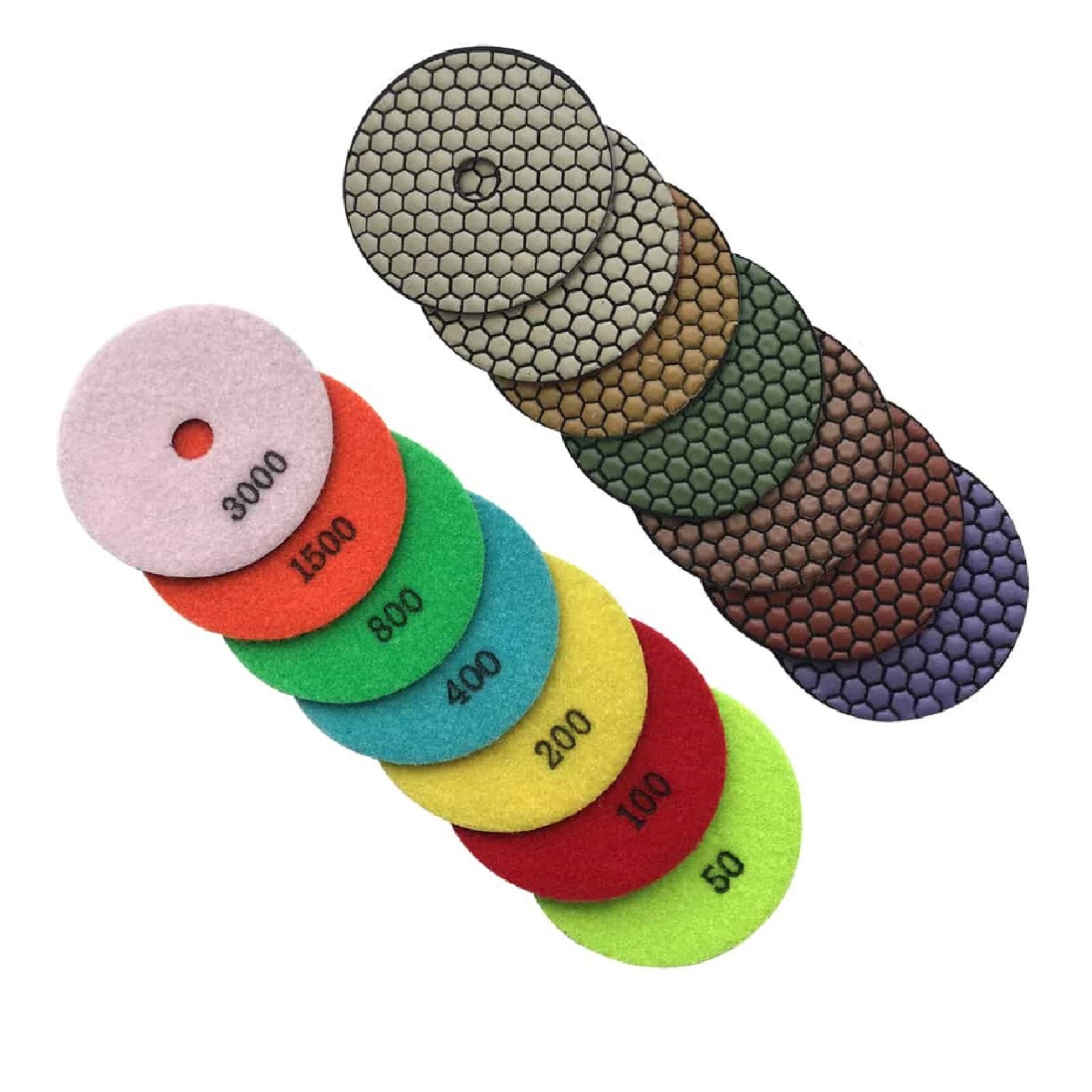 Dry Stone/Concrete Polishing Pads
