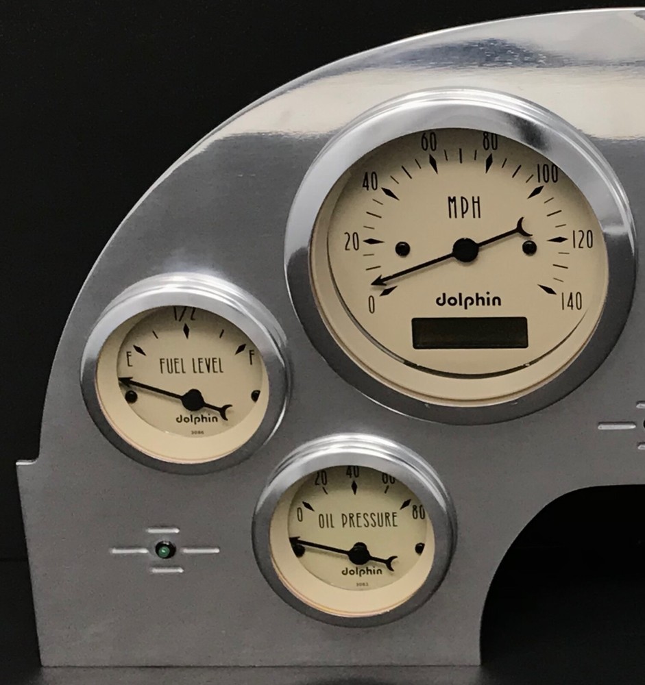 1957 THUNDERBIRD 6 GAUGE DSAH PANEL T-BIRD PRO TAN