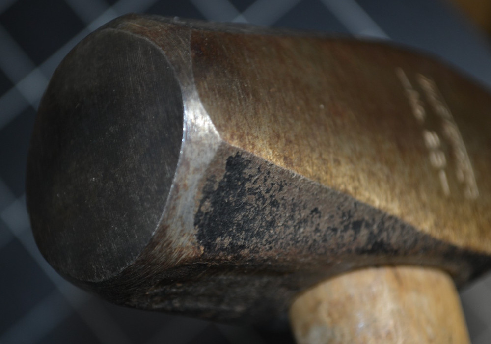 TRUE TEMPER - #2B - ENGINEERS' CROSS PEEN HAMMER - 40oz - MARKED HANDLE