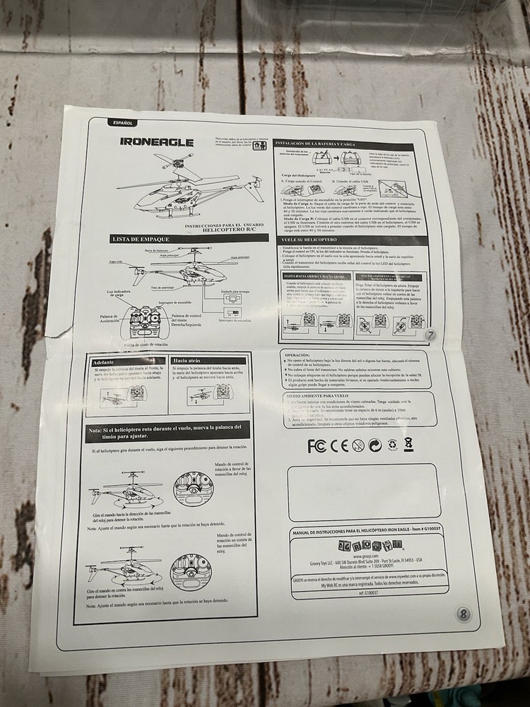 VINTAGE REMOTE CONTROL IRON EAGLE SMALL HELICOPTER
