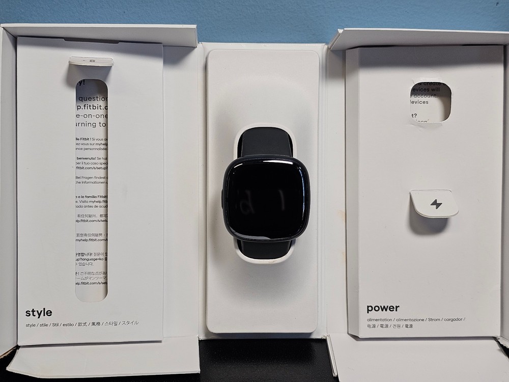 Fitbit Sense 2 Smartwatch Activity Tracker - Shadow Grey/Graphite Aluminum LARGE