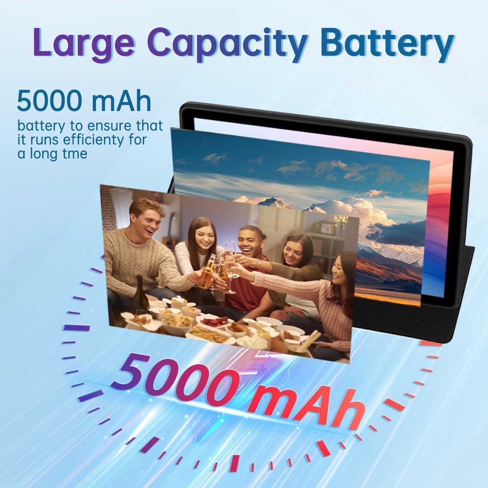 10.1 inch Android 14 Tablets IPS HD Touchscreen Octa-Core 10+128GB Dual Camera