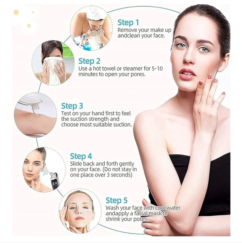 Advanced Blackhead Remover Vacuum - Black