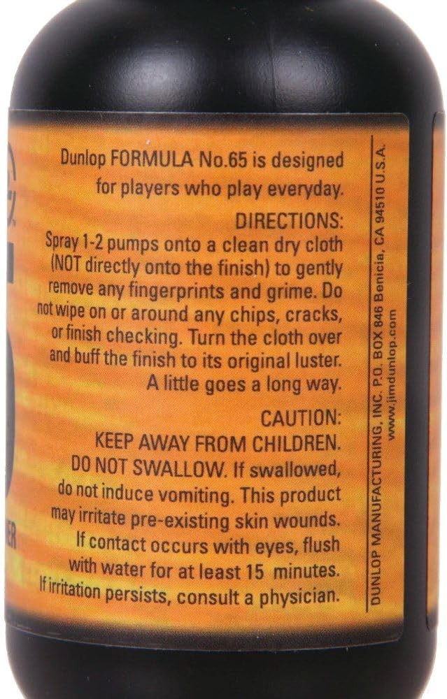 Jim Dunlop Guitar Polish & Cleaner 4oz