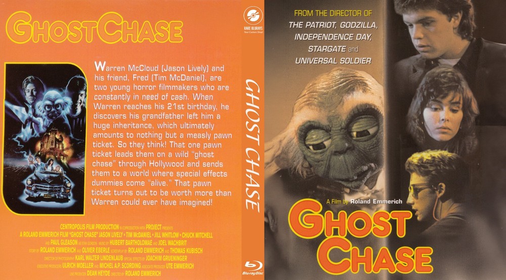 GHOST CHASE  (1987) / CUSTOM BLURAY MOVIE
