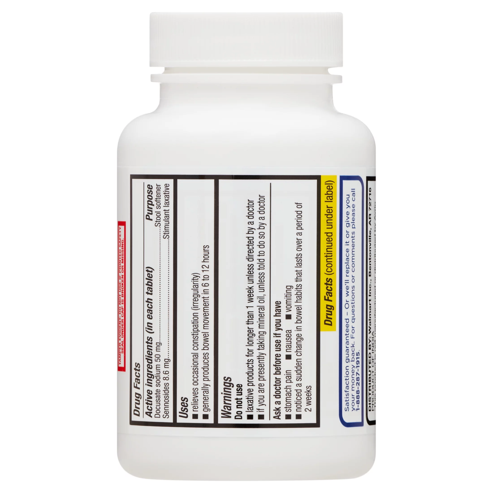 Stool Softener Plus Stimulant Laxative Tablets for Constipation, 240...